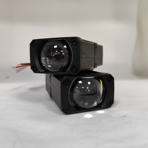 カーグリルライト<span class=keywords><strong>LED</strong></span>ワークライトスポットライトミニグリルBiLedプロジェクターハイロービームオートバイトラックSUVATV <span class=keywords><strong>12V</strong></span>