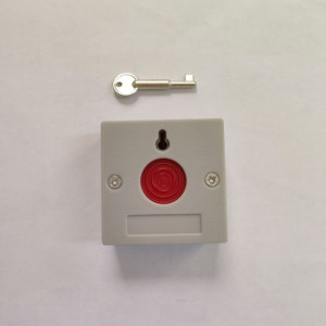 ABS Material Key Reset <strong>Push</strong> <strong>Button</strong> Wireless Panic <strong>Button</strong> Siren <strong>Emergency</strong> Alarm <strong>System</strong> for Fire Detection - Product Image 4