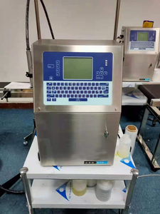 CIJ Inkjet Barcode Drucker Chargen codierung gerät Glasflasche Verfalls datum Druck codier maschine