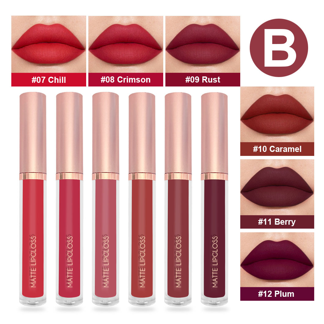 #B-6 pcs matte lipgloss (This product is for cross-border sales only and is prohibited from being sold domestically)