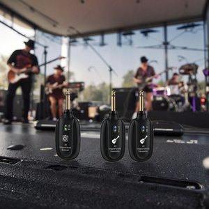 Sistema de transmisión inalámbrica de guitarra eléctrica, receptor transmisor inalámbrico de guitarra uno a dos, accesorios de música, bajo de Metal - Product Image 1