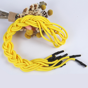 Salable 5mm Width Shoe Laces <strong>Strings</strong> Supplier Polyester Hiker Boot Laces Round Polyester <strong>Drawstring</strong> Cord Heat Shrink Tube Ends - Product Image 6