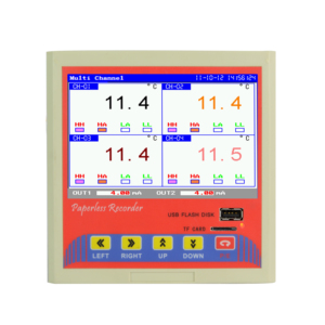 12 Analog Input RS485 <strong>MODBUS</strong>-RTU Ethernet <strong>TCP</strong>/IP Protocol RS485 <strong>MODBUS</strong>-RTU Protocol Digital Thermometer Color Paperless Record - Product Image 1