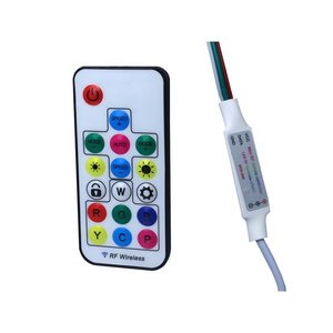 RF merkezi denetleyici kiti 17 tuşları ile dinamik SPI sihirli renk RGB LED şerit IC WS2811 WS2812B WS2801 15 WS2801 sp104e- - Product Image 5