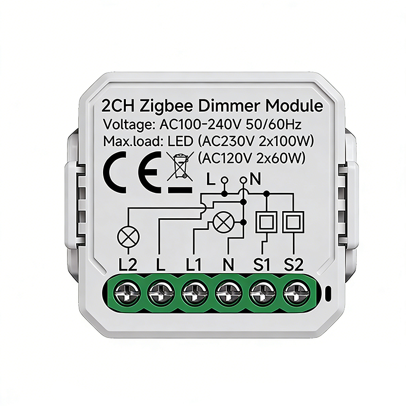 Zigbee 2 canales blanco