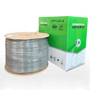 Shielded Unshielded Outdoor cat5e cat6 lan <strong>network</strong> ethernet siamese <strong>cable</strong> with 2c power for cctv security camera <strong>system</strong> - Product Image 6