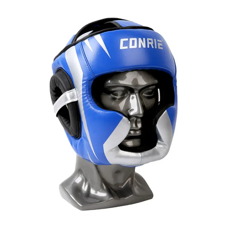 Pelindung kepala dewasa kulit PU kualitas tinggi grosir perlengkapan kepala dan pelindung helm tinju grosir sesuai pesanan