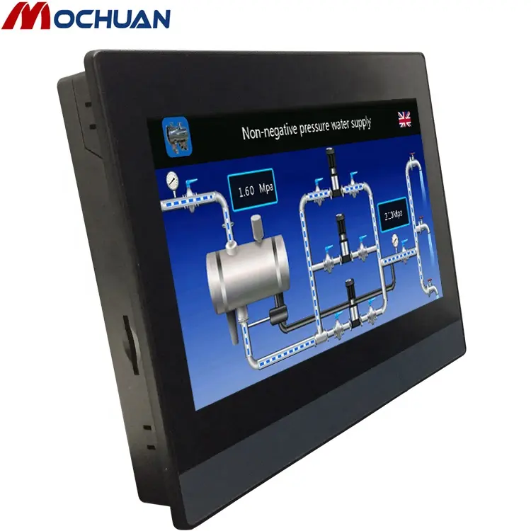 Flexible 7 "écran tactile hmi pour la machine en plastique de moulage par injection