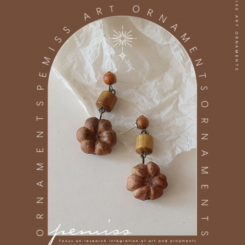Pequeños pendientes de calabaza
