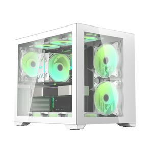 Darkflash C305 Black Glass Computer <strong>case</strong> <strong>Pc</strong> <strong>case</strong> Gaming with RGB Fans Computer Cabinet - Product Image 2
