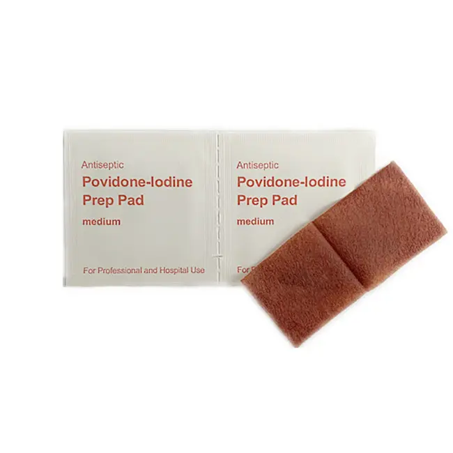 Disposable Medical Antiseptic Povidone Iodine Pad