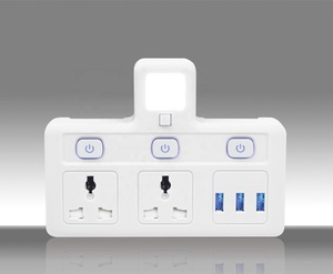 USB зарядка от одного до трех до четырех с разделенным управлением, несколько переключателей с ночным преобразователем - Product Image 1