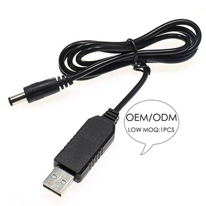 12V電源USB12Vから5VUsb充電器回路基板DcからDcステップアップブーストコンバーターハイパワーDc5521電源ケーブル付き - Product Image 1
