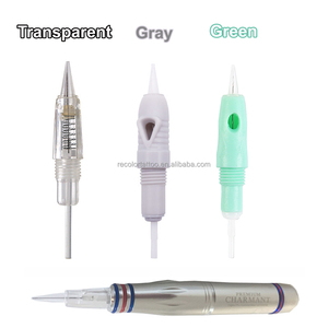 Digital Eyebrow Tattoo <strong>MTS</strong> Wireless Microblading Pen Stainless Steel <strong>Needle</strong> Cartridge for Permanent Makeup Machine Green <strong>Needle</strong> - Product Image 4