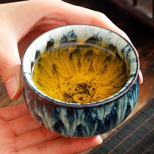 2024 değişim çin seramik çay bardağı Temmoku sır porselen Kung Fu kap seti çömlek Jianzhan Drinkware sofra toptan - Product Image 5