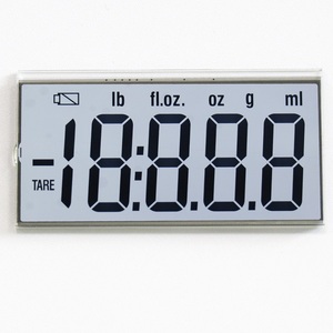 Pantalla LCD de 7 segmentos para equipos médicos con pines, temperatura amplia, OEM a medida, precio competitivo, 2024