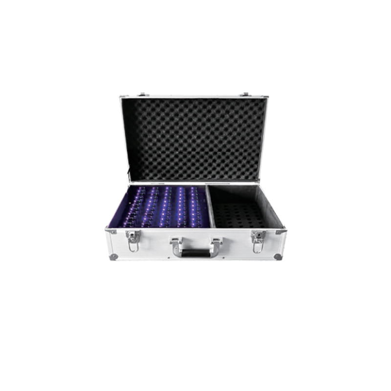 Silver 50 ports magnetic charge case