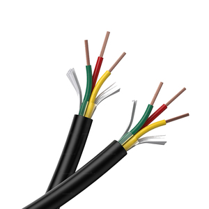 Indoor Multi-core Cable RVV 2 <strong>3</strong> 4 5 Flexible Electrical Cable <strong>Wire</strong> PVC Insulated Power Cable with 0.75 1 1.5 <strong>2.5</strong> 4 6 MM Sizes - Product Image 1
