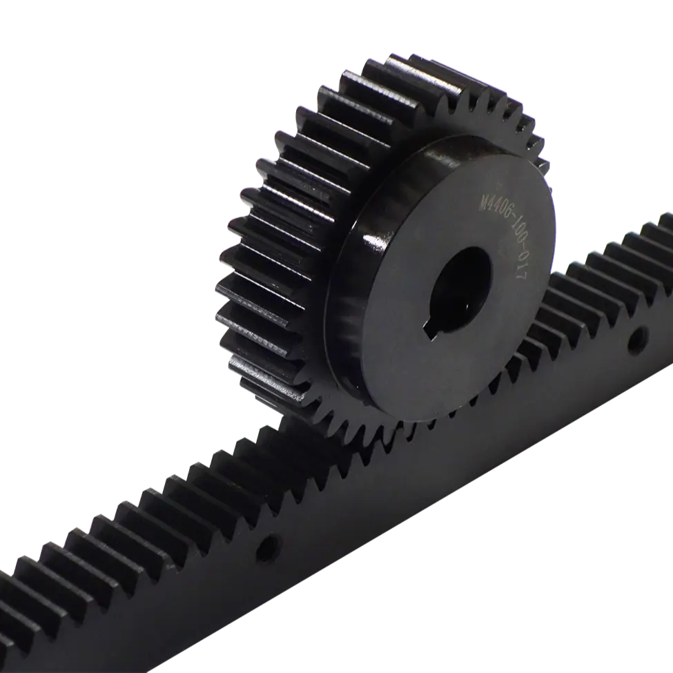 china supplier custom steel rack and pinion set for Linear Motion Rack and Pinion System
