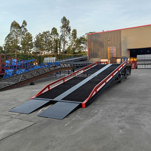 Carretilla elevadora de contenedores hidráulicos, plataforma de carga y descarga, logística de almacenamiento, carretilla elevadora, carga en pendiente, puente de embarque móvil - Product Image 4