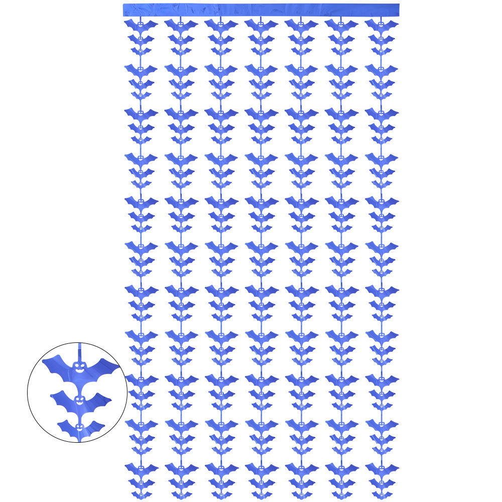 ม่านไหมฝนค้างคาวสีน้ำเงิน 1m2m