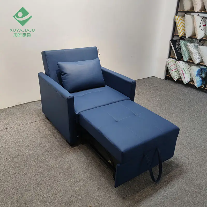 Baixo preço Eco tela amigável sofá cadeira cama com braço resto reclinável encosto sofá-cama para 1 pessoa