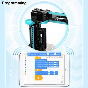 875pcs STEM pädagogische Programmierung Bausteine Spielzeug wissenschaft liche Montage Smart Robotic Arm Engineering Bausteine Kits