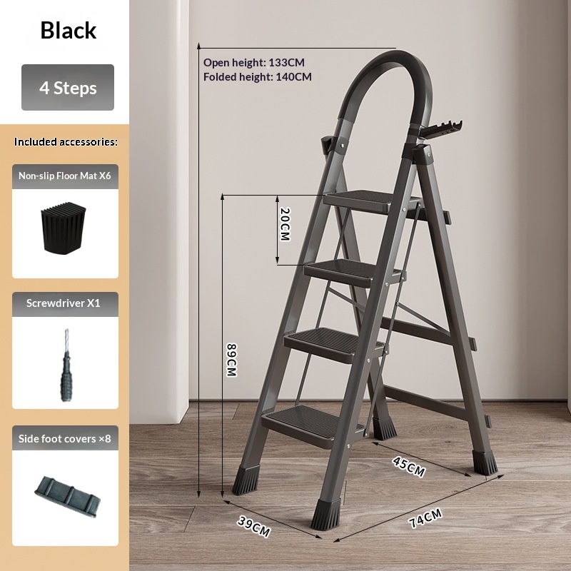 Noir épaissi à quatre couches