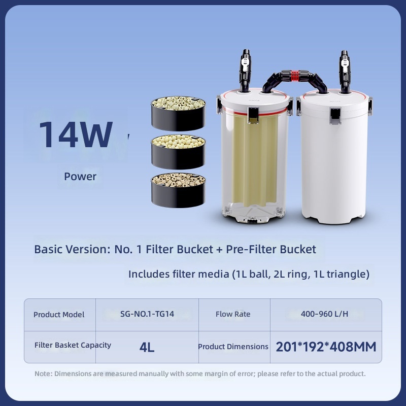 No 1 filter cartridge pre-filter version