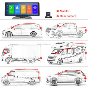 4K 10.26Inch Linux <strong>System</strong> ADAS Wireless Carplay <strong>Android</strong> Auto Portable Navigation With 2 Cameras WDR Recording - Product Image 4