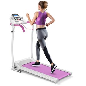 Vendita calda pieghevole elettrico uso domestico tapis roulant di colore rosa portatile sottile compatto macchina da corsa economica - Product Image 1