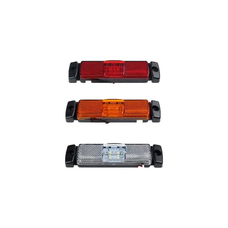LED Safety Red Warning Work Light Car Side Clearance Marker Light Truck Bus Signal Light
