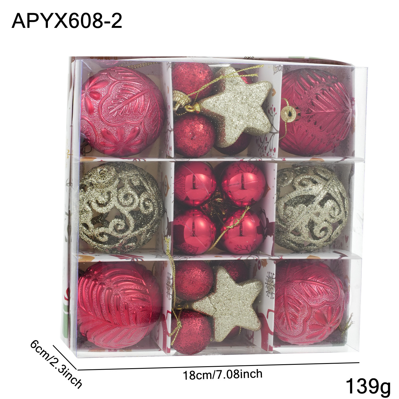 แดง APYX608-2
