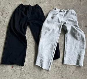 散装定制设计畅销法国毛圈棉运动裤纯色底定制宽松运动裤 - Product Image 2