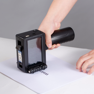 Kleiner tragbarer handgerät Tintenstrahldrucker für Flasche Handwerkliche Papiertüte Verpackung Codierung Verfallsdatum Marke Logo Druckmaschine - Product Image 1