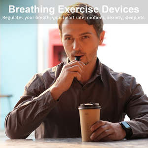 Novo dispositivo personalizado para fortalecer a respiração muscular, <span class=keywords><strong>monitor</strong></span> de respiração, aplicativo portátil inteligente para exercícios pulmonares, treinador de respiração inteligente
