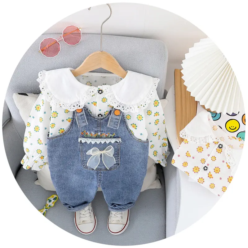 Çin tedarikçisi bebek giyim setleri yeni doğan bebek giysileri bebek kız giyim setleri