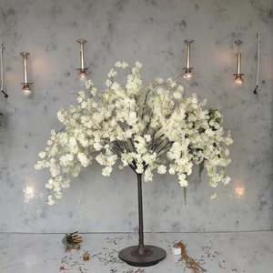 工場カスタム釣り人工シルクフラワー交換可能な枝ガラス強化木桜の木結婚式用 - Product Image 1