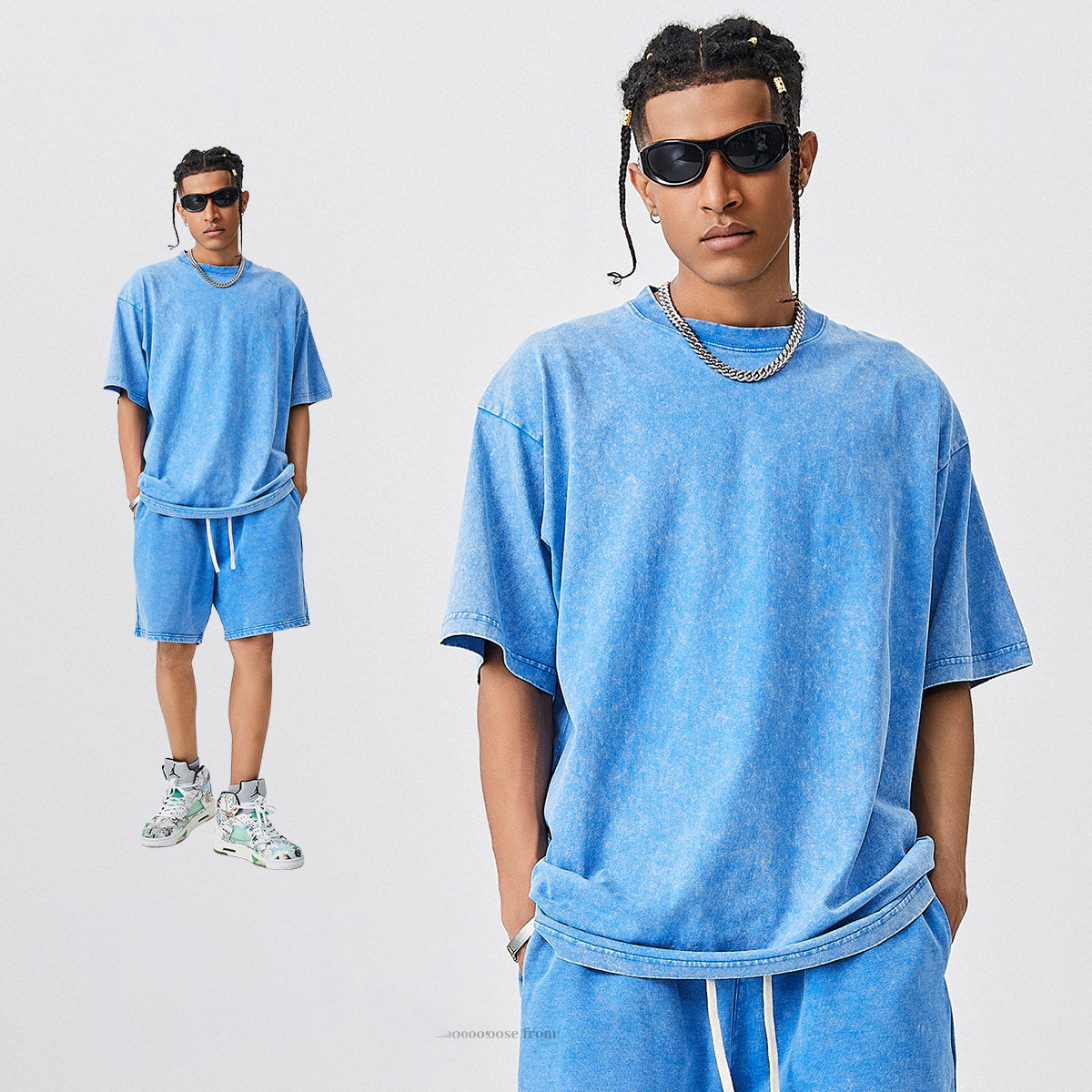 Bleu clair lavé