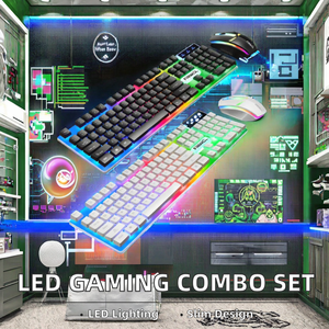 <strong>Custom</strong> ABS USB Wired Gaming <strong>Keyboard</strong> and <strong>Mouse</strong> <strong>Combo</strong> for <strong>Custom</strong> <strong>Computer</strong> LED Desktop Gaming Set - Product Image 3