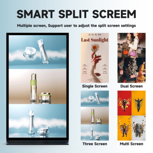 75-Inch 4K Vertical Floor Stand Kiosk with Touch Screen LED <strong>LCD</strong> Digital Signage <strong>Displays</strong> Shopping Mall Totem SDK <strong>Function</strong> - Product Image 2