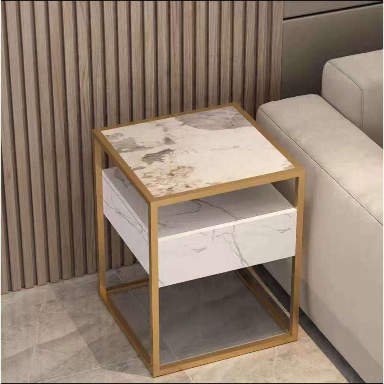 Or + marbre tiroir pandora comptoir