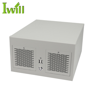 Doppia sezione a parete Rack recinzione industriale pc server con 2 * PCI - Product Image 1