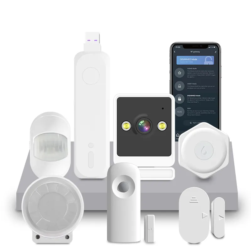 Tuya WiFi Alarm sistemi akıllı ev güvenlik kiti kablosuz hırsız alarmı sistemi