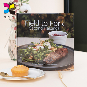 定制工厂缝纫装订清晰图案精装书食谱 - Product Image 1