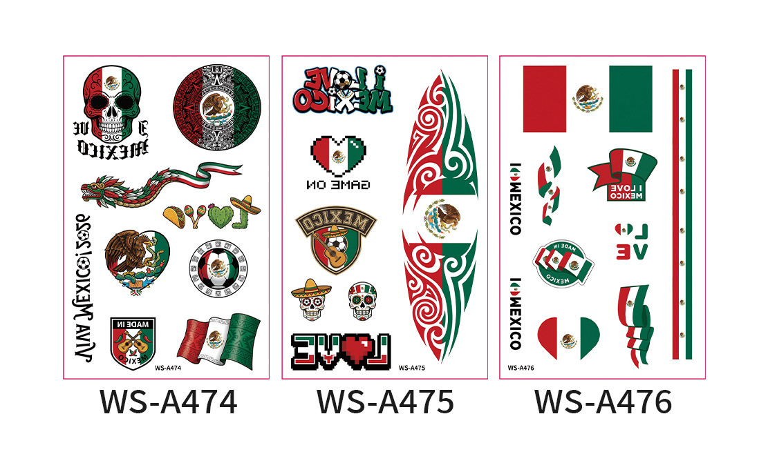 Mexicano - Juego de 3 piezas