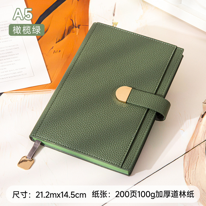 A5 olive green