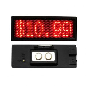 Display multilingue insegna a scorrimento a LED rossa ricaricabile/Badge nome/tabellone Tag messaggio - Product Image 2