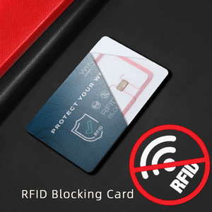 用于非接触式金属信用卡的定制打印RFID阻挡卡/NFC阻挡卡保护器