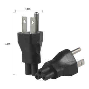 US 3 Pin <strong>Plug</strong> Insert Electrical USA Assembled <strong>Plug</strong> Insert IEC C5 <strong>Plug</strong> Converter - Product Image 6